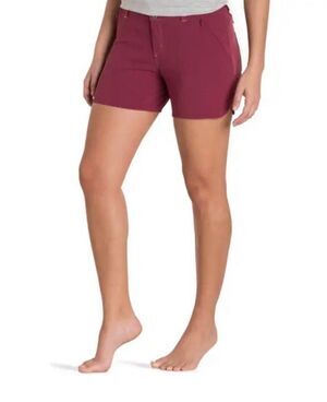 Kuhl Strattus Shorts 5", Women's Size 4, Claret, Hiking Outdoor, New!